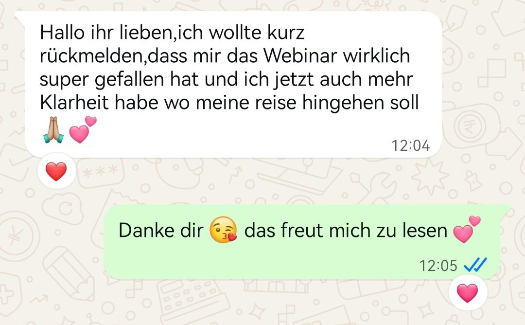 Feedback einer Teilnehmerin
